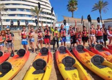 Kayak en Sitges para despedidas